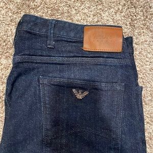 Armani jeans, size 34x 32, bluish black color